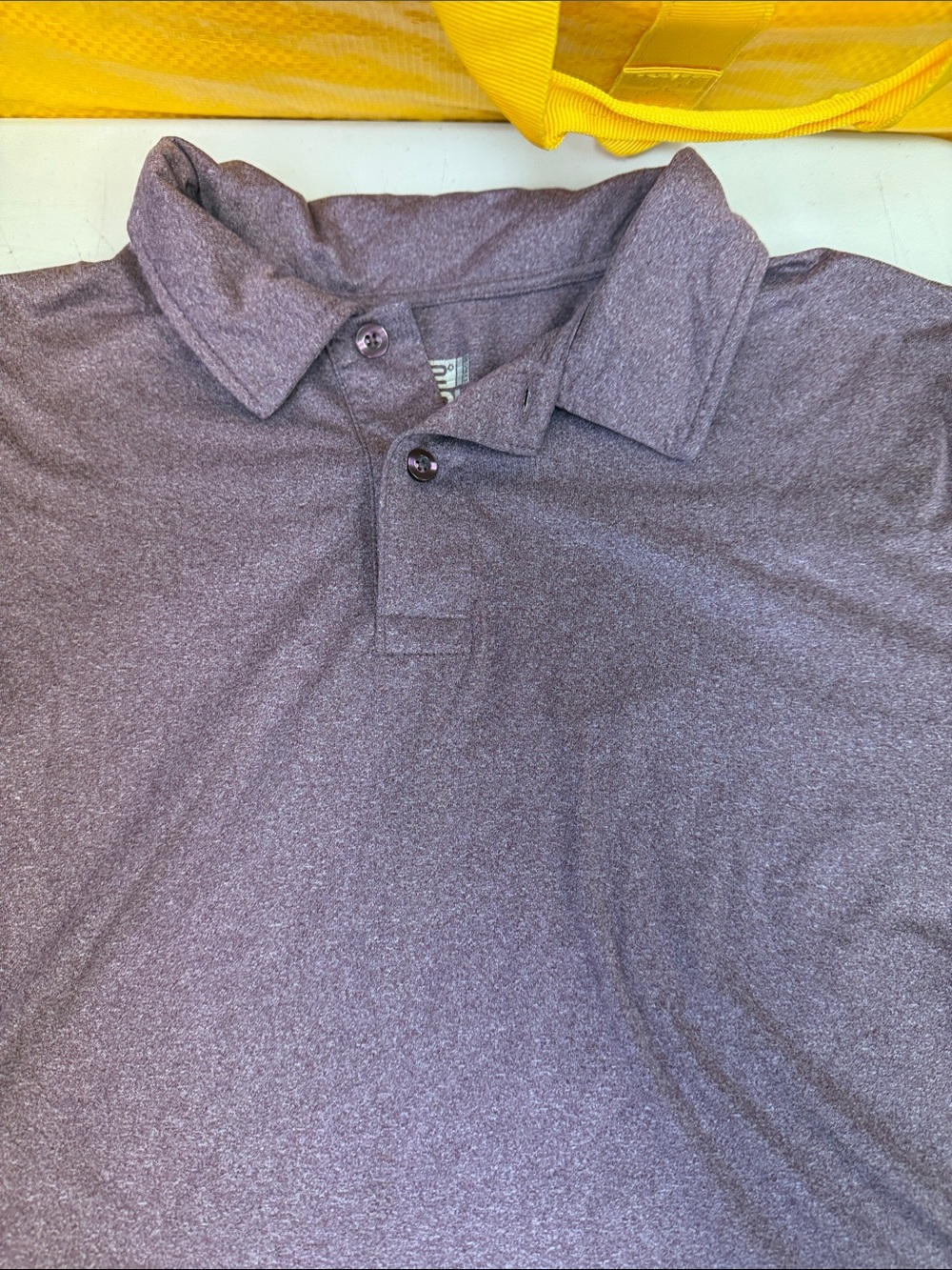 Men's Heathered Purple Polo Shirt 32 degrees size XL good condition